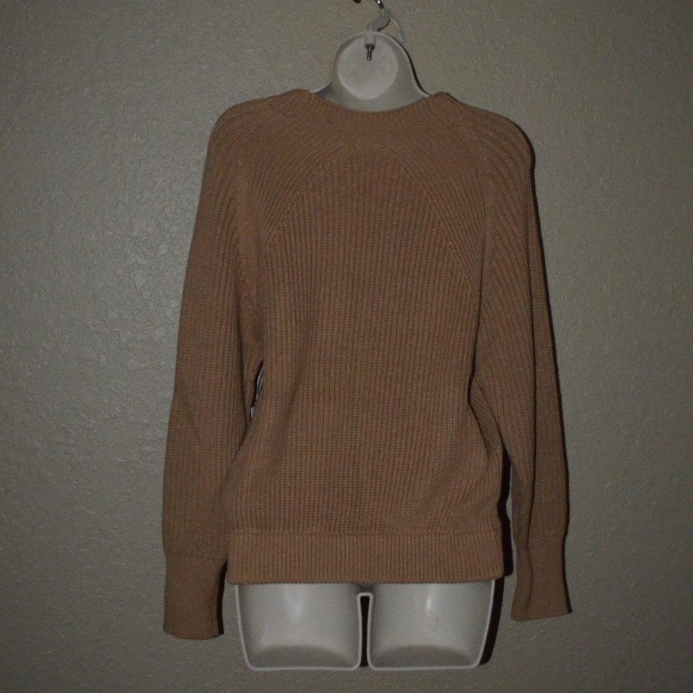 NWT $388 A Piece Apart Malu Rib Camel Crew Long Sleeve Sweater - Picture 6 of 8